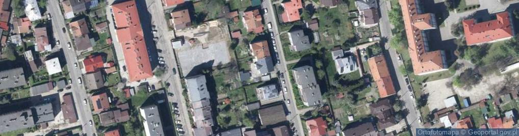 Zdjęcie satelitarne Podhalańska ul.