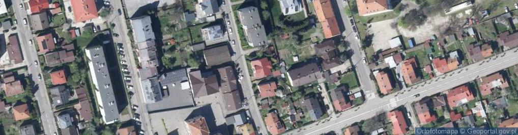 Zdjęcie satelitarne Podhalańska ul.