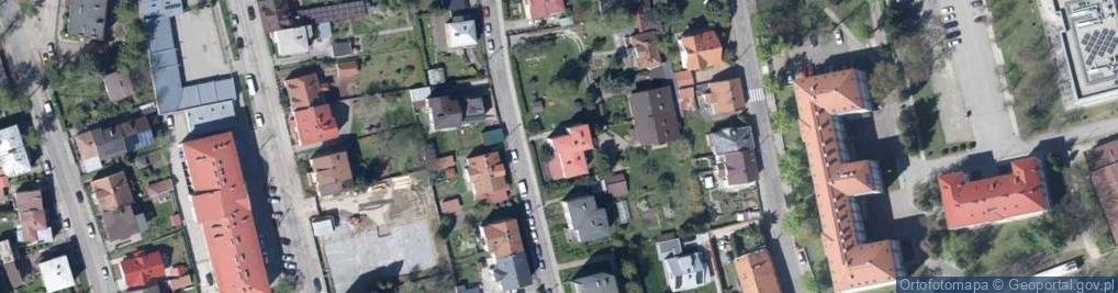 Zdjęcie satelitarne Podhalańska ul.