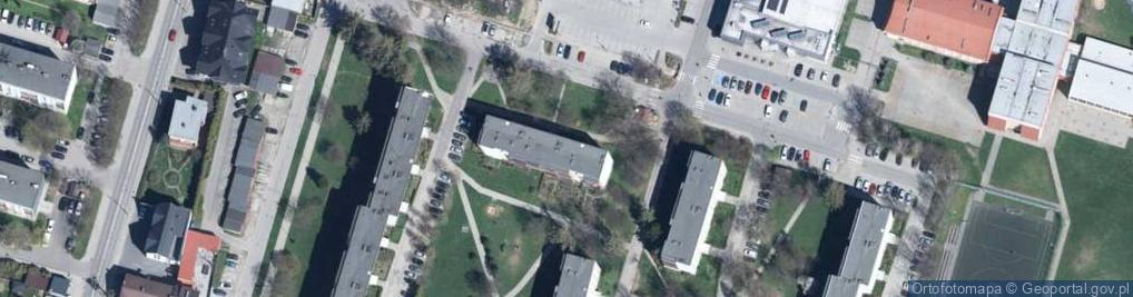 Zdjęcie satelitarne Podhalańska ul.