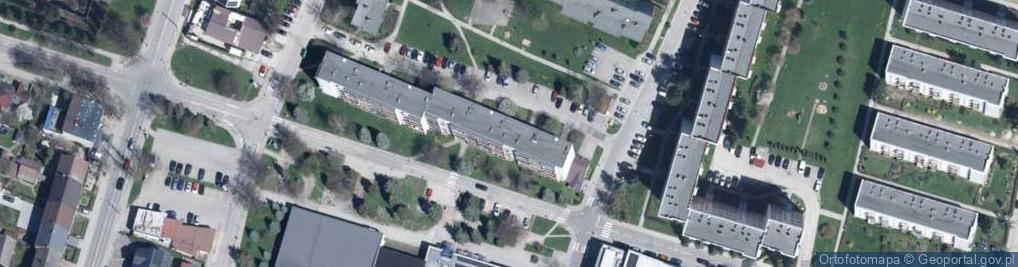 Zdjęcie satelitarne Podhalańska ul.