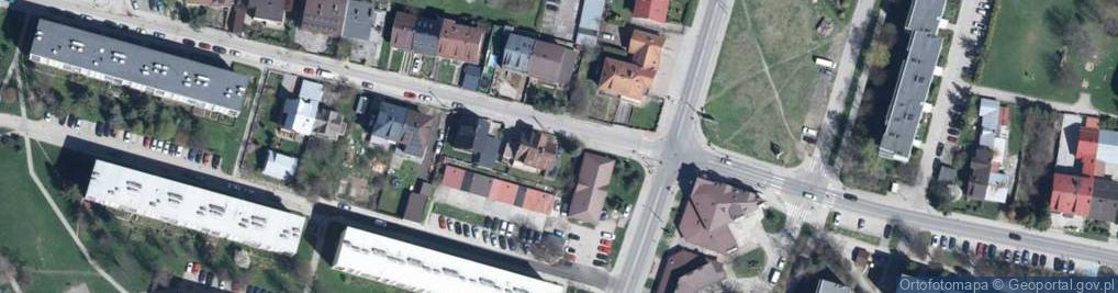 Zdjęcie satelitarne Podtatrzańska ul.