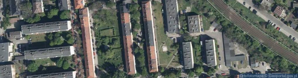 Zdjęcie satelitarne Podhalańska ul.