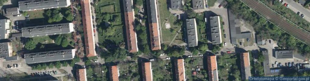 Zdjęcie satelitarne Podhalańska ul.