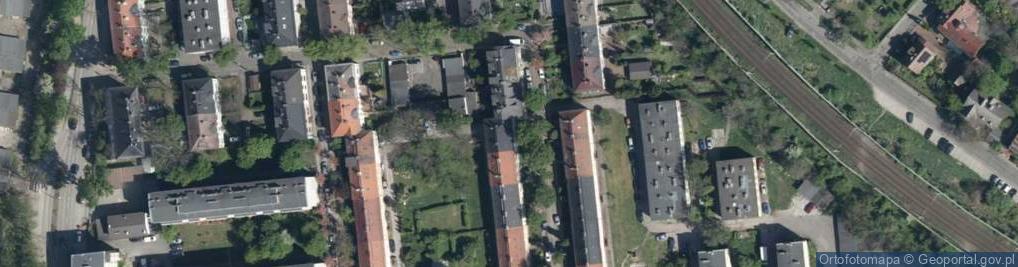 Zdjęcie satelitarne Podhalańska ul.