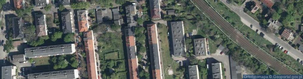 Zdjęcie satelitarne Podhalańska ul.