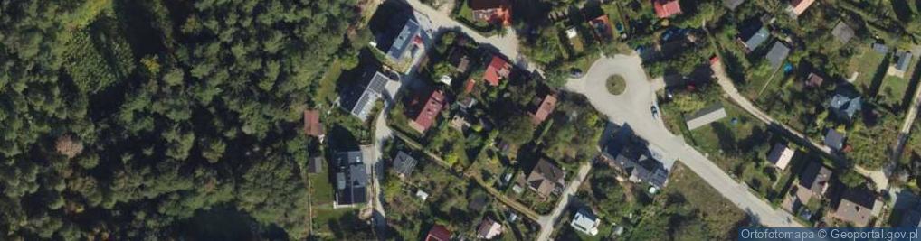 Zdjęcie satelitarne Pomarańczowa ul.