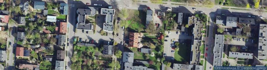 Zdjęcie satelitarne Powstańców Warszawy ul.