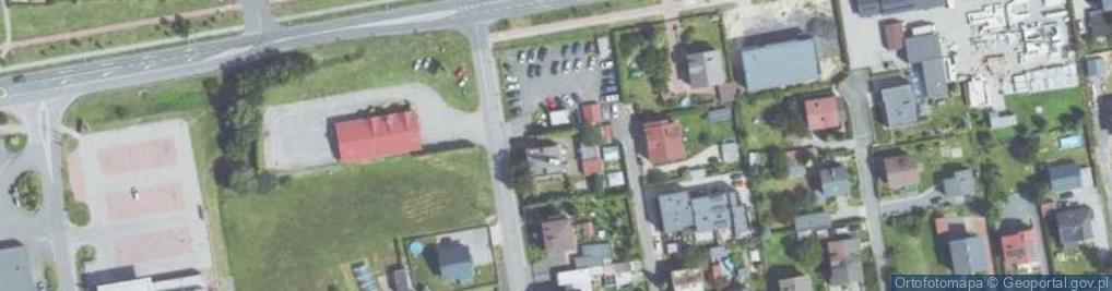 Zdjęcie satelitarne Poprzeczna ul.