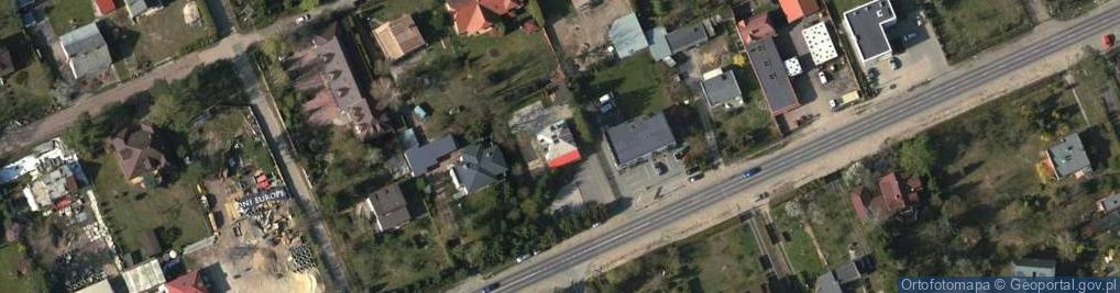 Zdjęcie satelitarne Pod Bateriami ul.