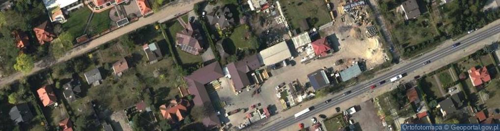 Zdjęcie satelitarne Pod Bateriami ul.