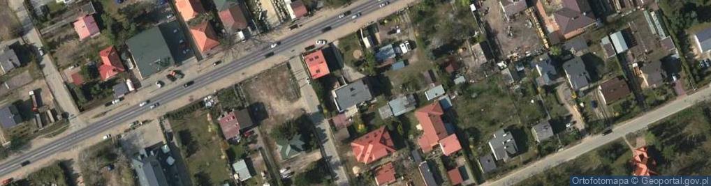 Zdjęcie satelitarne Pod Bateriami ul.