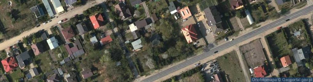 Zdjęcie satelitarne Pod Bateriami ul.