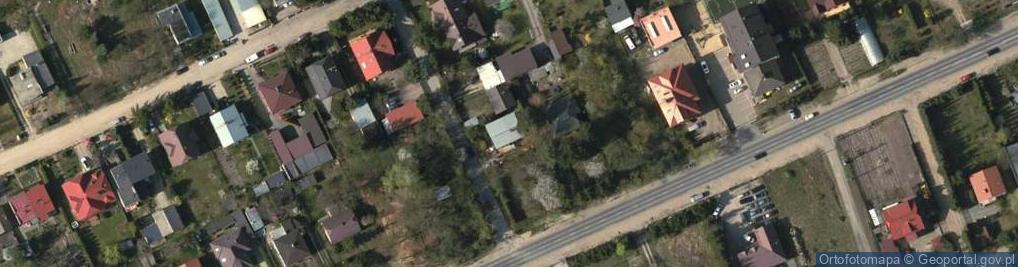 Zdjęcie satelitarne Pod Bateriami ul.
