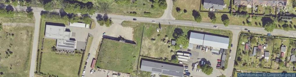 Zdjęcie satelitarne Pod Lipami ul.