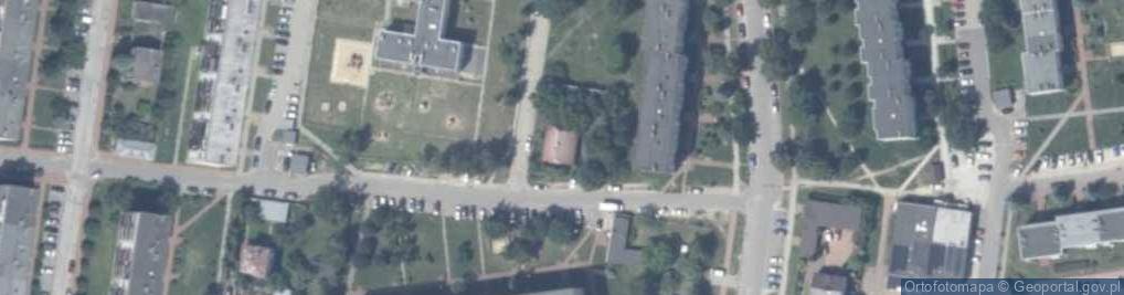 Zdjęcie satelitarne Poprzeczna ul.