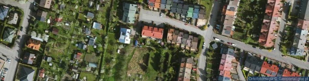 Zdjęcie satelitarne Polskiego Czerwonego Krzyża ul.
