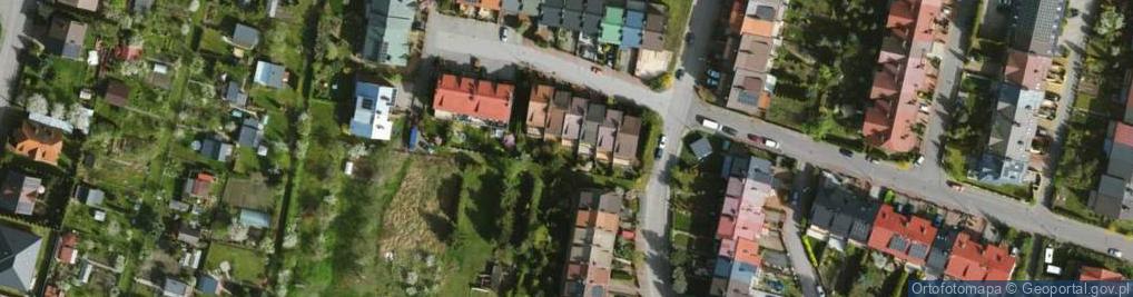 Zdjęcie satelitarne Polskiego Czerwonego Krzyża ul.
