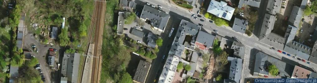 Zdjęcie satelitarne Polskiej Organizacji Wojskowej ul.