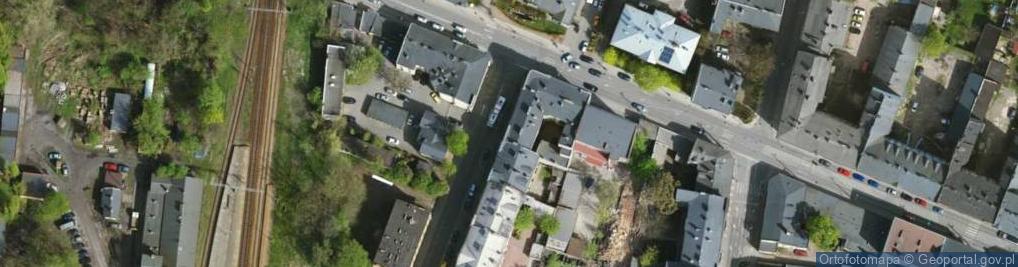 Zdjęcie satelitarne Polskiej Organizacji Wojskowej ul.