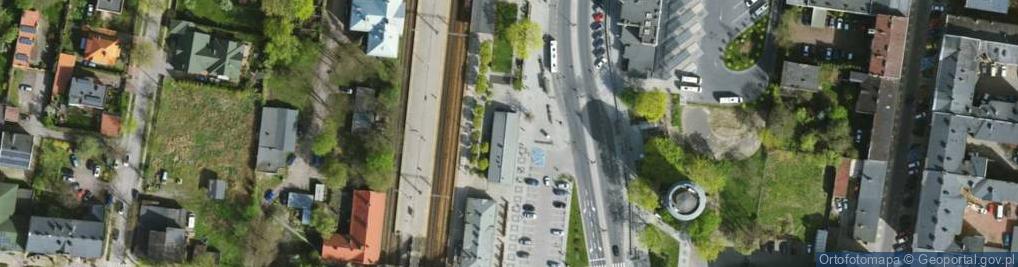 Zdjęcie satelitarne Polskiej Organizacji Wojskowej ul.