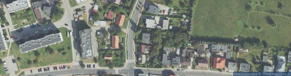 Zdjęcie satelitarne Podgórna ul.