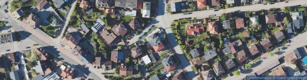 Zdjęcie satelitarne Poprzeczna ul.