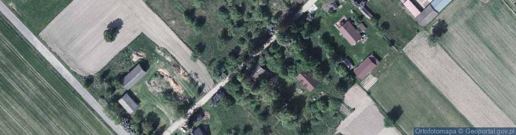 Zdjęcie satelitarne Polinów ul.
