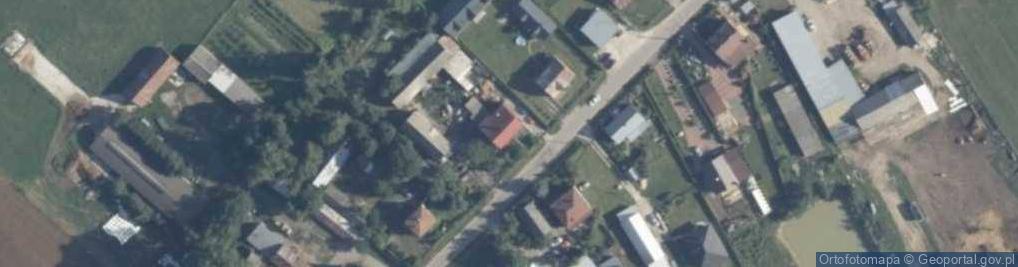 Zdjęcie satelitarne Popielów ul.