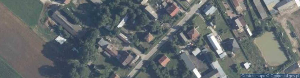 Zdjęcie satelitarne Popielów ul.