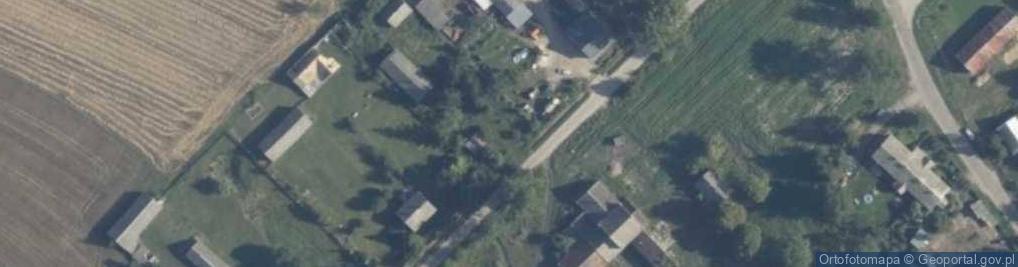 Zdjęcie satelitarne Popielów ul.