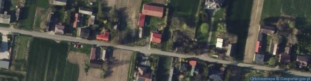 Zdjęcie satelitarne Popień ul.