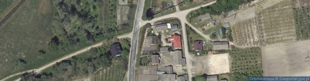 Zdjęcie satelitarne Popów ul.