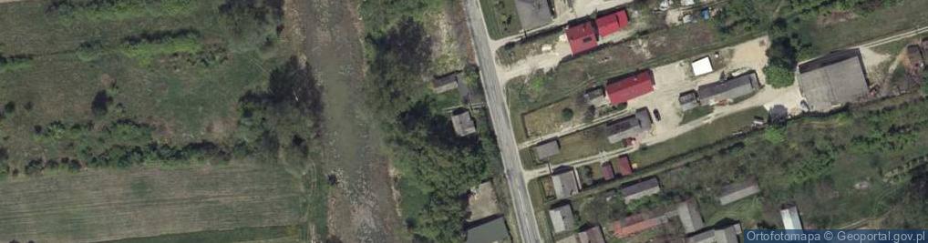 Zdjęcie satelitarne Popów ul.