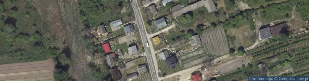 Zdjęcie satelitarne Popów ul.
