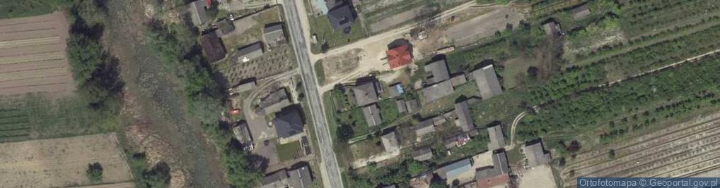 Zdjęcie satelitarne Popów ul.