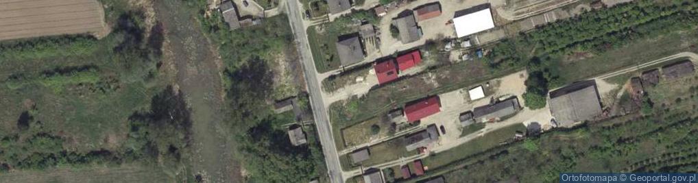 Zdjęcie satelitarne Popów ul.