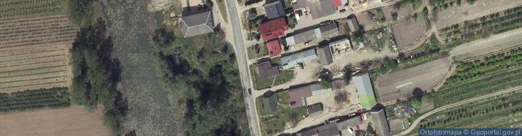 Zdjęcie satelitarne Popów ul.