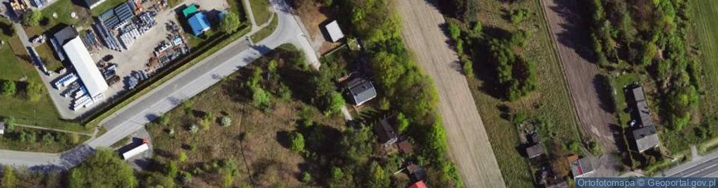 Zdjęcie satelitarne Popów ul.