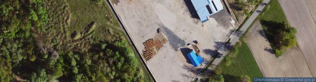 Zdjęcie satelitarne Popów ul.