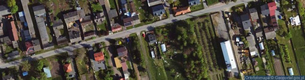 Zdjęcie satelitarne Popów ul.