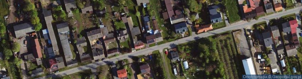 Zdjęcie satelitarne Popów ul.