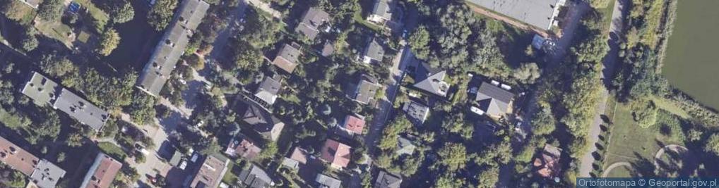 Zdjęcie satelitarne Polskiego Czerwonego Krzyża ul.