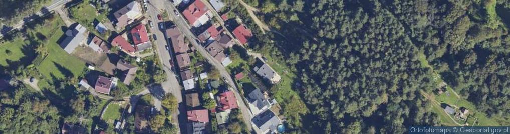 Zdjęcie satelitarne Pod Trzema Krzyżami ul.