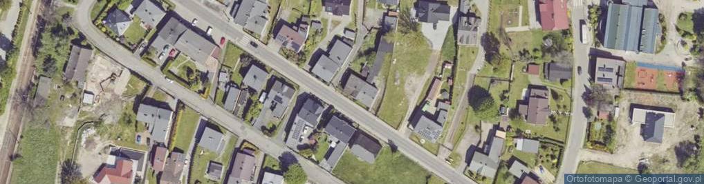 Zdjęcie satelitarne Powstańców Śląskich ul.