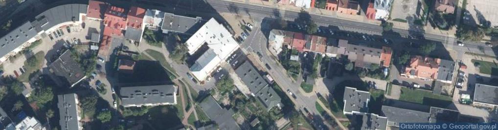 Zdjęcie satelitarne Polskiego Czerwonego Krzyża ul.