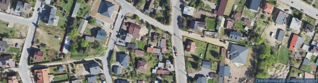 Zdjęcie satelitarne Popławska ul.