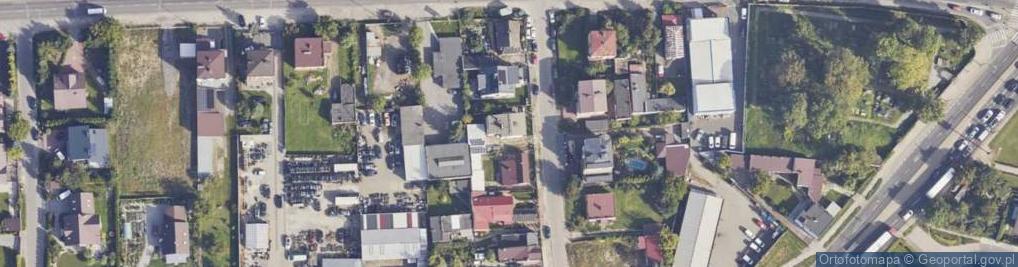 Zdjęcie satelitarne Poprzeczna ul.