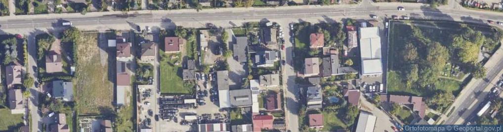 Zdjęcie satelitarne Poprzeczna ul.