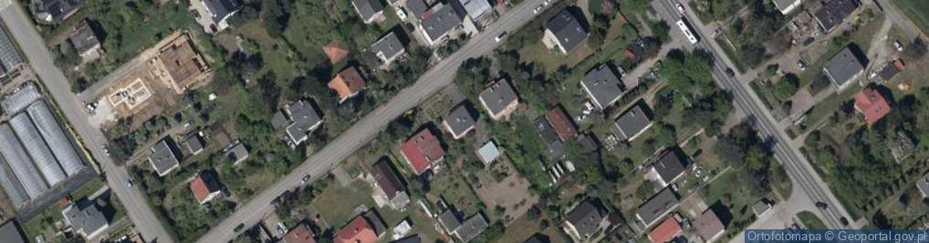 Zdjęcie satelitarne Poprzeczna ul.